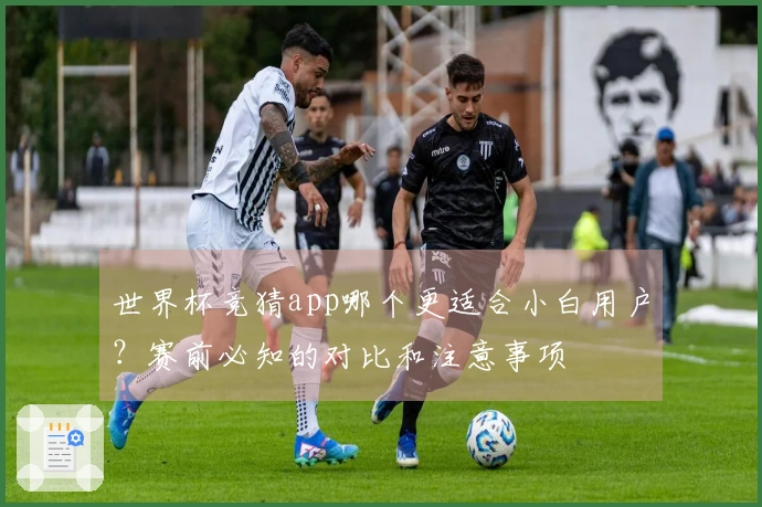 世界杯竞猜app哪个更适合小白用户？赛前必知的对比和注意事项